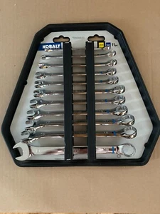Kobalt 0338600 11 Piece Metric Combination Wrench Set 8-19 MM SHIPS FAST! - Picture 1 of 5