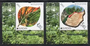Estampillas de Moldavia 2011 montadas sin montar o nunca montadas en Europa - bosque - Imagen 1 de 1