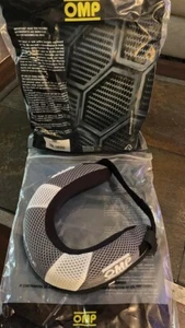 New OMP K-STYLE neck protector Gray/white. New In Pkg - Picture 1 of 1