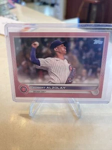 2022 Series 2 Base Mothers Day Pink #476 Adbert Alzolay /50 - Chicago Cubs - Picture 1 of 2
