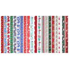 2X(20 Patterns Jelly Roll Fabric, Pre-Cut Jelly Roll Fabric Strips for Quilting,