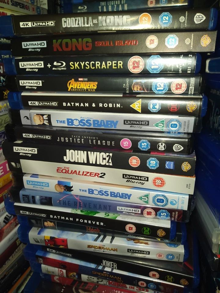 Blu Ray Random Bundle x 14 Mostly Sealed - 1 x 4K, 1 x Steelbook See Description - Image 1 of 4