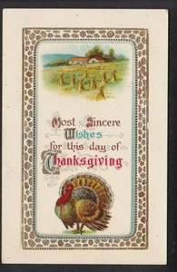 THANKSGIVING, MOST SINCERE WISHES - 1910 - Bild 1 von 2