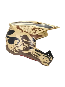 Alpinestars SM5 Mineral Helmet Warm Grey/Celadon/Green Glossy Medium - Picture 1 of 7