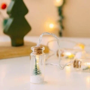Christmas Tree Lights Holidays String Lights 2m Bottle Shape Decorative Lights - Picture 1 of 4