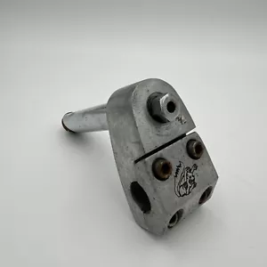 Mongoose Stem Old School BMX Freestyle Potts Neck Quill Silver Top Maurice - Picture 1 of 6
