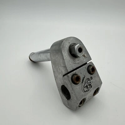 Mongoose Stem Old School BMX Freestyle Potts Neck Quill Silver Top   Maurice - Image 1 of 4