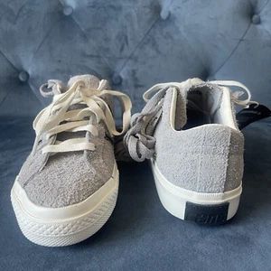 NUEVO Converse One Star Cuero Pro Gamuza Bajo Gris Negro A07619C Hombres 5.5 Mujeres 7 - Imagen 1 de 22