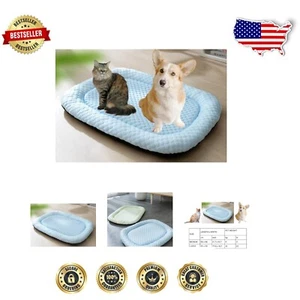 Portable Cooling Mat for Cats & Small Dogs - Indoor/Outdoor Comfort in Blue - Picture 1 of 10