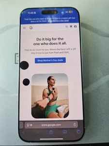iPhone 16 Pro Max 256GB White AT&T Display Damage NO Physical Damage NO Cracks - Zdjęcie 1 z 6