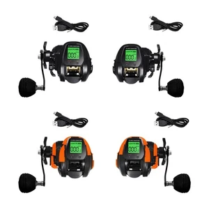 Electric Assist Fishing Reel USB Charging Lightweight Depth Memory Function - Picture 1 of 26