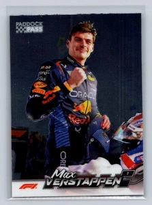 2024 Topps Paddock Pass Fórmula 1 #51 Max Verstappen Primer Plano Cromo-Red Bull - Imagen 1 de 2