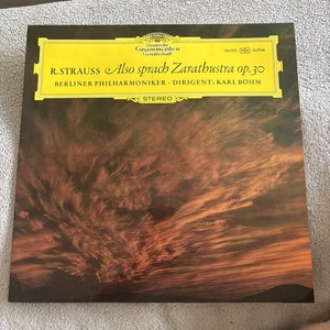 R. STRAUSS Also Sprach Zarathustra BERLINER PHILHARMONIKER Karl Böhm ITALY PRESS - Picture 1 of 4