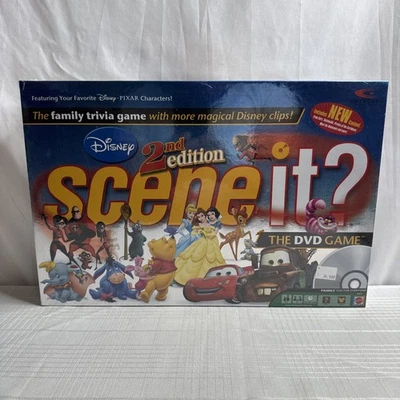 Disney 2nd Edition Scene It? DVD Game Trivia Game Mattel 2007 BRAND NEW SEALED - Image 1 of 4