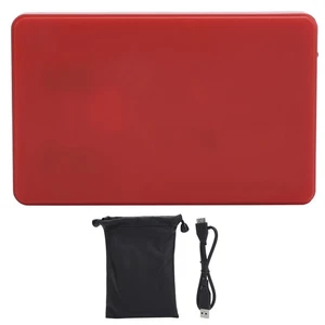 GK02 USB 3.0 2.5 External Hard Drive Enclosure HDD Red 80GB - Picture 1 of 16