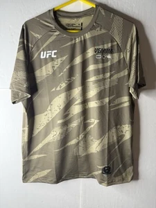 UFC Adrenaline by Venum Fight Week Performance Men’s T-Shirt Desert Camo Size M - Picture 1 of 6