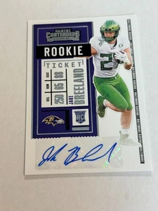 2020 Panini Contenders Jake Breeland #236 Rookie Ticket Auto Ravens TN2 - Bild 1 von 2