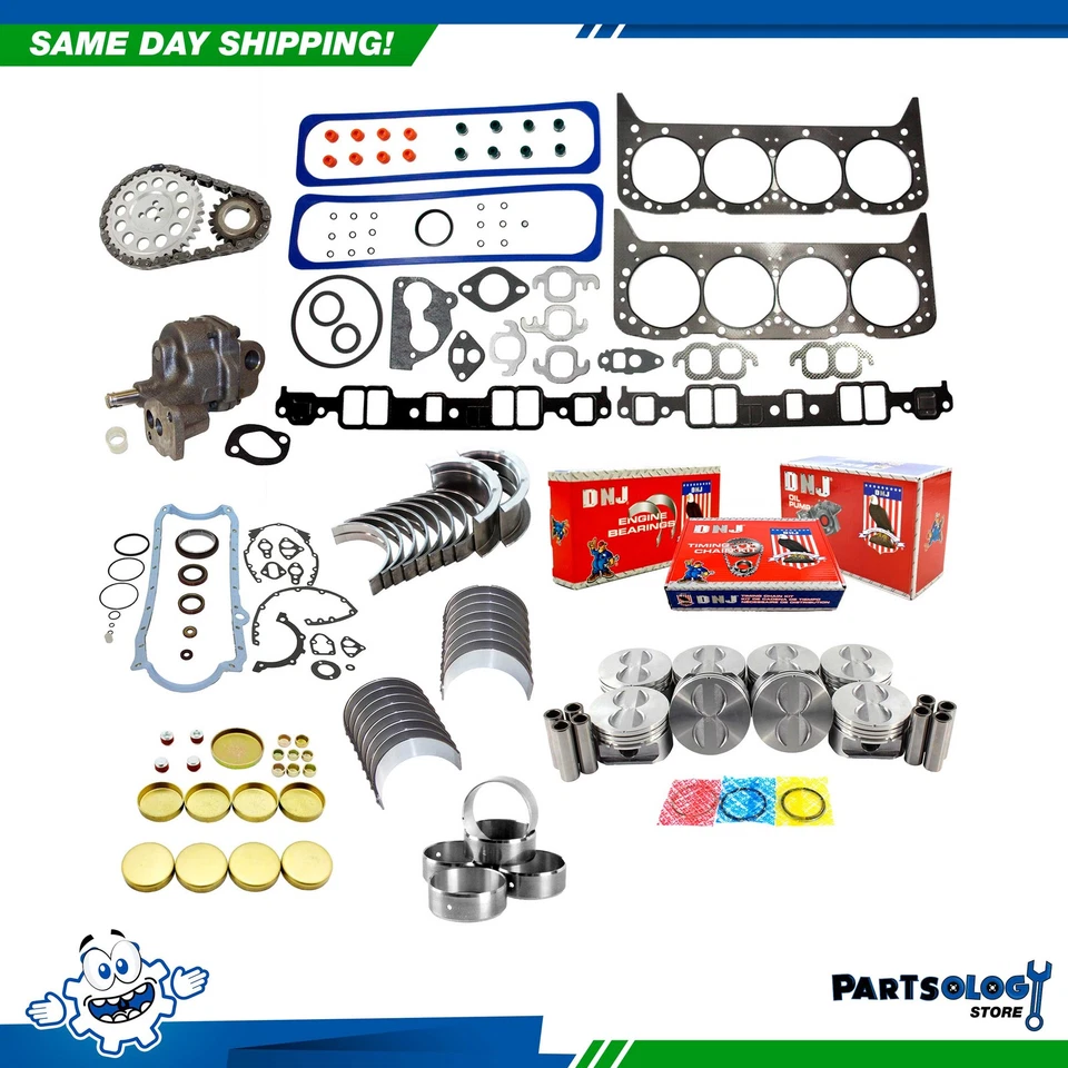 DNJ EK3103M Master Engine Rebuild Kit For 90-93 Cadillac Brougham 5.7L OHV 16v - Image 1 of 4