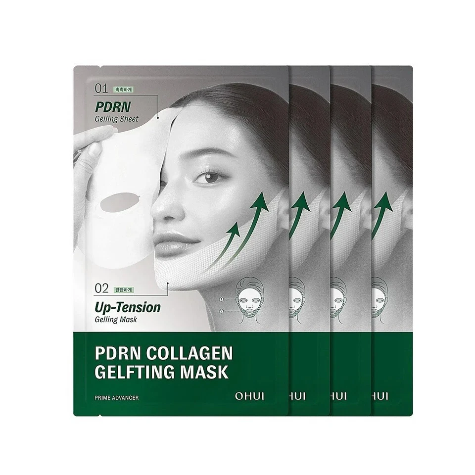 OHUI Prime Advancer De-aging PDRN Collagen Gelfting Mask (4 sheets) k-beauty - Image 1 of 1