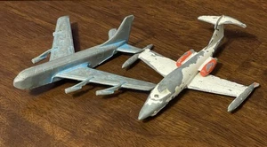Vintage 1950's Midgetoy Diecast Metal Toy USAF Jet Plane United States Air Force - Picture 1 of 9