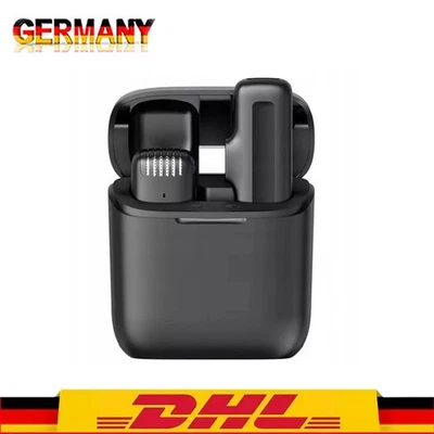Bluetooth Wireless Lavalier Mikrofon Mini Ansteckmikrofon Handy-Live-Stream NEU - Bild 1 von 4
