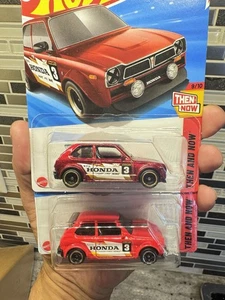 Hot Wheels 2025 Super Treasure Hunt '73 Honda Civic Custom 231/250 Then and Now - Picture 1 of 7