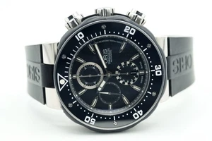 Oris ProDiver Chronograph 7630 Men's Automatic Watch Box & Papers - Picture 1 of 8