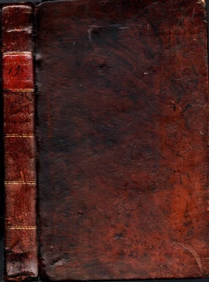 VERY RARE 1813 LEATHERBOUND GAZETTEER STATE NEW YORK WITH FOLDING MAP FIRST GIFT - Image 1 of 3