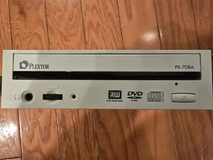 Plextor PX-708A DVD-CD-RW-Disk Drive - WORKING - Afbeelding 1 van 2