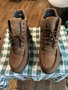 Rockport Herren Gr. 13W Braun Leder Gore-Tex Wasserdicht Stiefeletten MW387 - Bild 1 von 11