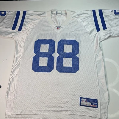 Camiseta Reebok Vintage Indianapolis Colts Marvin Harrison #88 NFL Talla Grande Blanca Foto 1 de 4