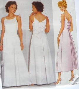 Butterick 6464 Pattern Princess Fitted Evening Formal Bridal Dress 6-10 or 12-16 - Picture 1 of 3