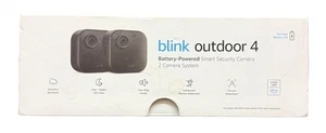 Blink Outdoor 4 (4th Gen) Wire-free Smart Security Camera Black Sync Module 2 - Picture 1 of 5