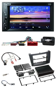 Pioneer Bluetooth 2DIN USB DVD DAB Lenkrad Autoradio für Mazda 3 09-13 Can-Bus - Bild 1 von 10