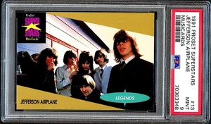 1991 Proset Superstars Musicards Jefferson Airplane Card #13 GRADED PSA 9 MINT - Bild 1 von 2