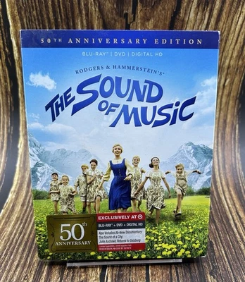 The Sound of Music 50th Anniversary (Blu-Ray + DVD, 1965) Target Exclusive NEW - Image 1 of 4