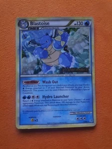 Pokemon - Blastoise 13/95 HGSS Unleashed PRERELEASE Stamped Promo LP - Picture 1 of 8
