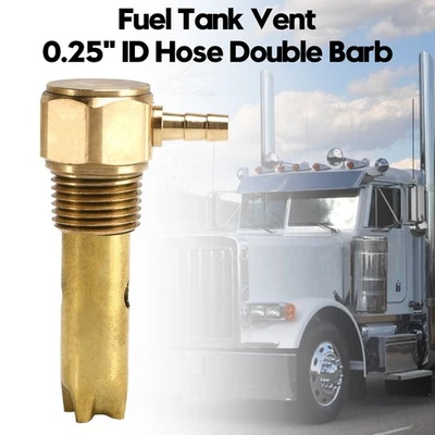 Conjunto de ventilación de tanque de combustible de doble barra de manguera de identificación de 0,25" FTA-V-50-02 para Peterbilt H0 Foto 1 de 4