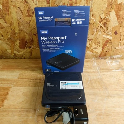 WD My Passport Wireless Pro 4TB, External Hard Drive Wi-Fi AC - TESTED - Image 1 of 4
