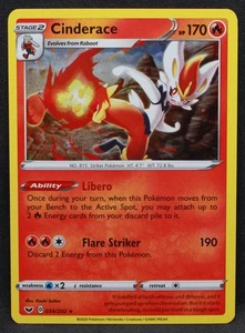 Cinderace (034) 034/202 SWSH01: Sword & Shield Base Set Holo Rare - NM - Picture 1 of 2