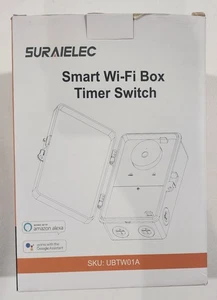 Interruptor temporizador caja WiFi inteligente Suraielec 40 AMP, 1 HP 2HP / UBTW01A - Imagen 1 de 7