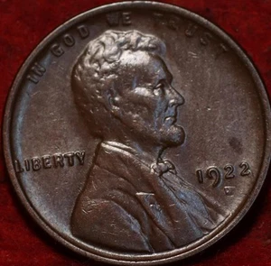 1922-D Denver Mint Copper Lincoln Wheat Cent - Picture 1 of 2