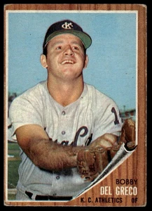 1962 Topps #548 Bobby Del Greco - Foto 1 di 2