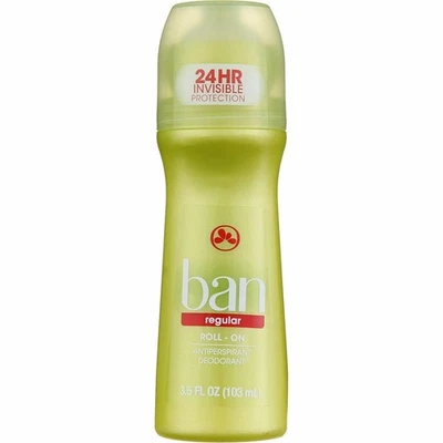 Antitranspirante/desodorante enrollable original Ban Regular, 3,5 fl oz Foto 1 de 2