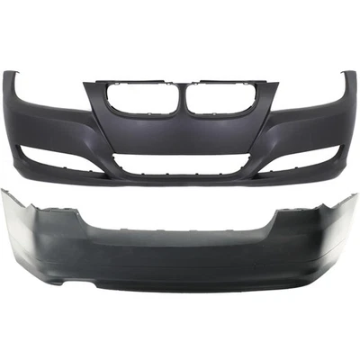 Bumper Cover Facias Set of 2 Front & Rear For 2009-2011 BMW 323i 328i Sedan - Image 1 of 4