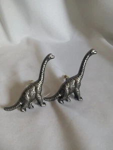 SET of 2 Dinosaur / Dinosaurs Handle/Handles Drawer Pull KNOBS Kids - Picture 1 of 5