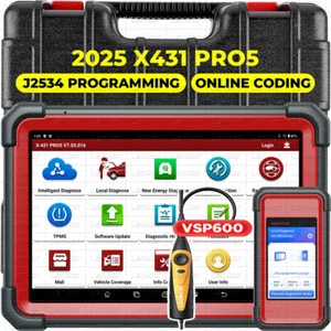 2025 Launch X431 Pro5 PAD V+ X-PROG3 Car Diagnostic Scanner TPMS Key Programming - Picture 1 of 20