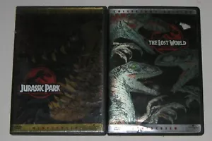 JURASSIC PARK & JURASSIC PARK : LOST WORLD DVDS (Widescreen Collectors Editions) - Foto 1 di 1