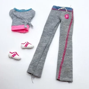 Pantalones Gris Cali Niña G5233 Gris Top Camisa Muñeca Barbie (Leer) - Imagen 1 de 5