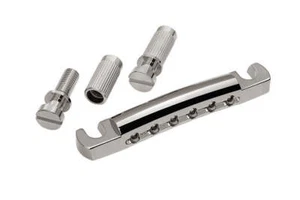 Allparts TP-3406 Gotoh Featherweight Stop Bar Tailpiece - Nickel - Picture 1 of 1